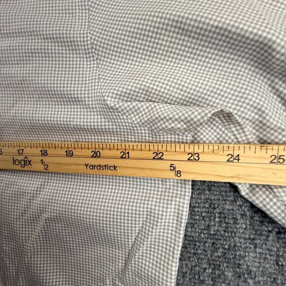 Brooks Brothers Gray 15.5 2/3 Non-Iron Check Cotton Button Up Shirt Men Adult - Picture 6 of 15